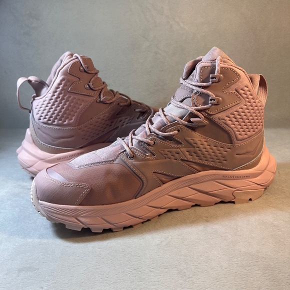 HOKA ANACAPA Mid Gore-Tex Waterproof Hiking Unisex Shoe Boot Peach Sz 13W/ 11.5M - Picture 10 of 16